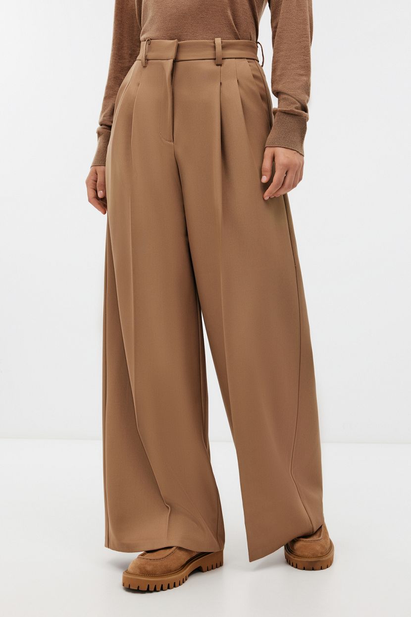 

Брюки женские Baon B2924514 бежевые 2XL, Бежевый, B2924514