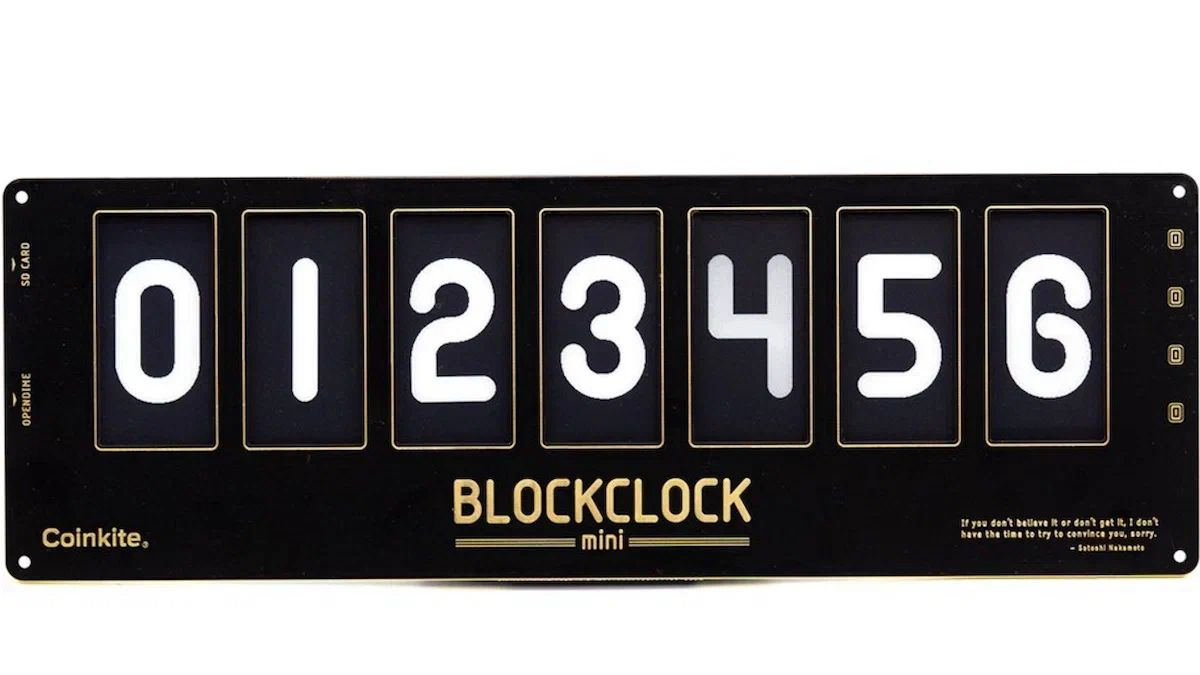 

Биржевой Тикер Coinkite Blockclock Mini, BLOCKCLOCK mini