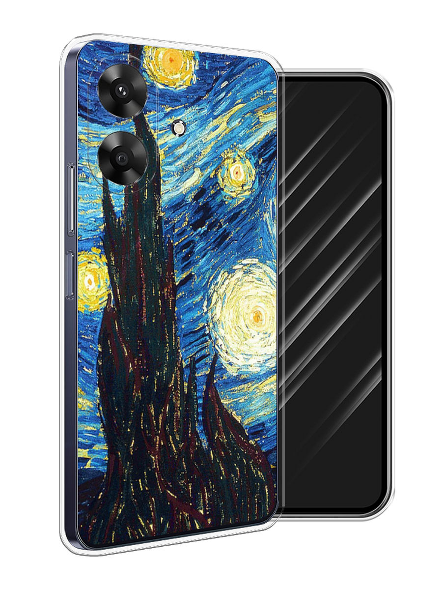 

Чехол Awog на Realme Note 60 "Ван Гог Звездная ночь", Желтый, 2518550-1