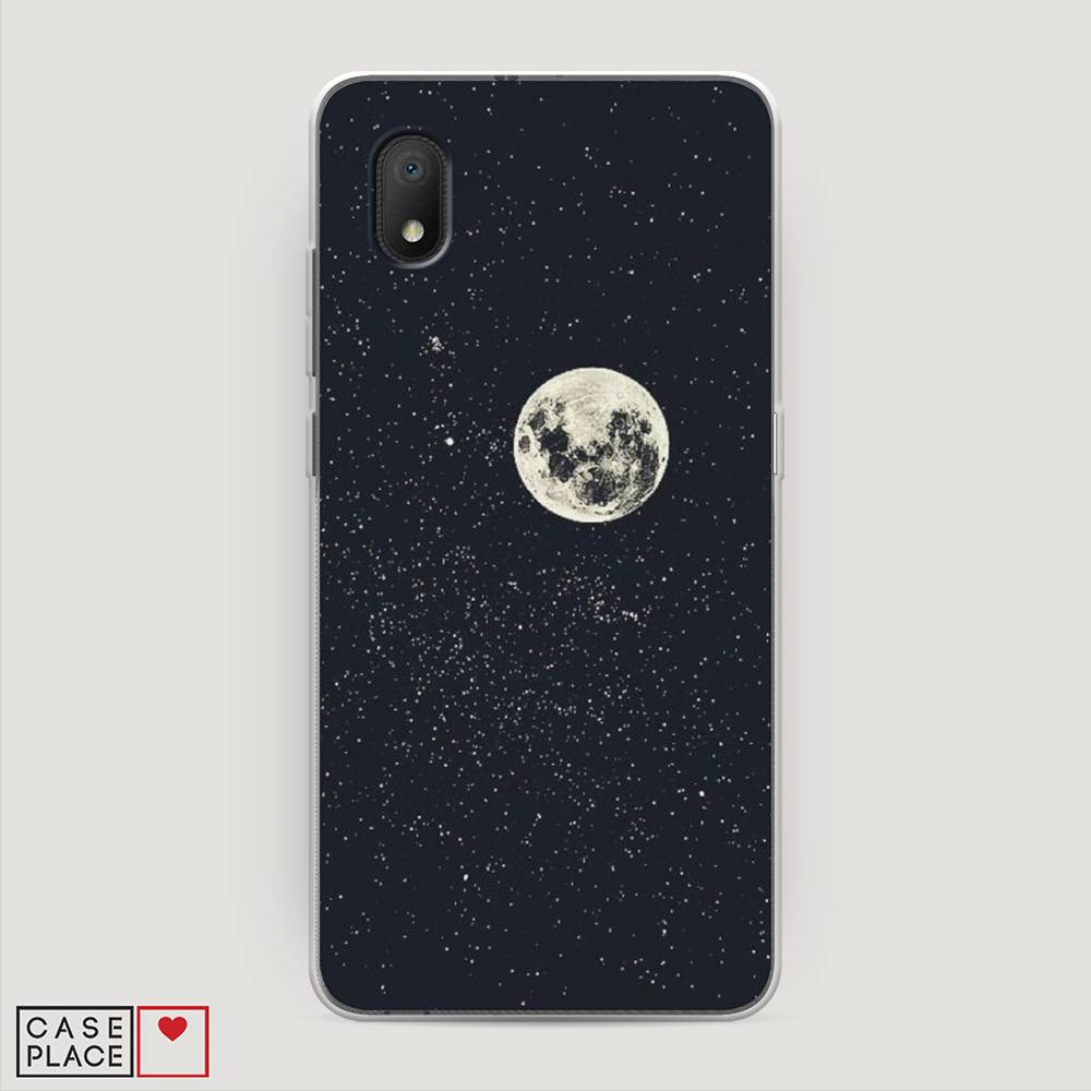 

Чехол на Alcatel 1A (2020) "Полнолуние", Красный, 171050-2