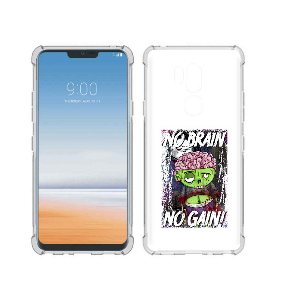 

Чехол MyPads Tocco для LG G7 ThinQ глупый зомби, Прозрачный, Tocco