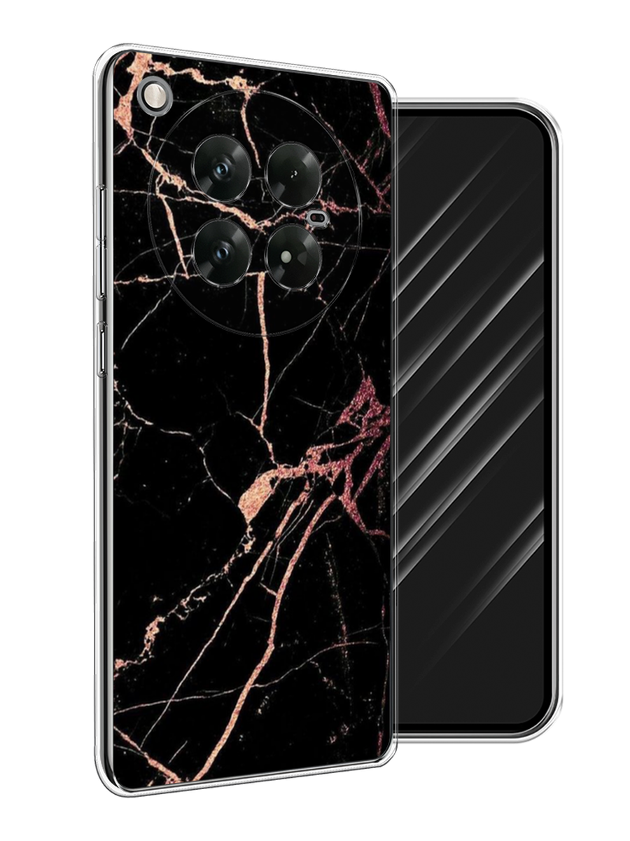 

Чехол Awog на Infinix Zero 40 5G "Мрамор розовое золото", Черный;розовый, 3106650-1