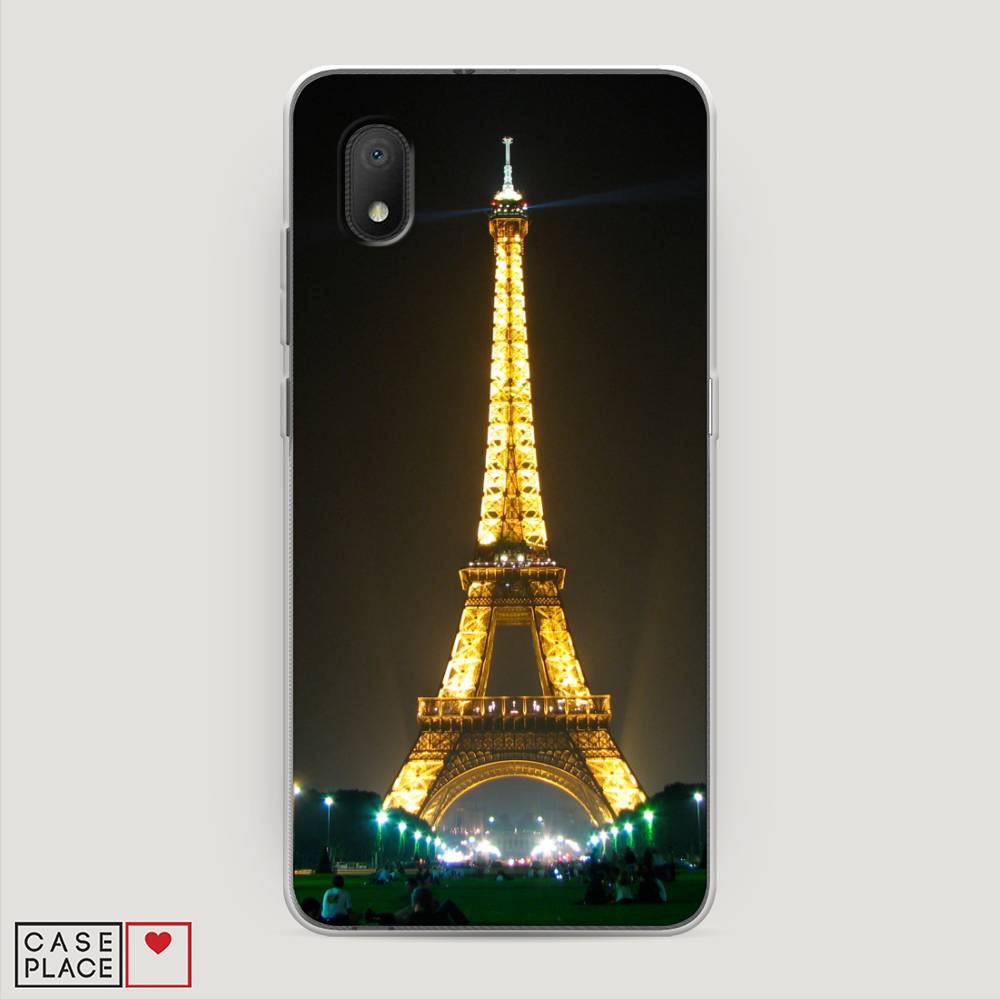 

Чехол на Alcatel 1A (2020) "Париж 2", Желтый;серый, 171050-2