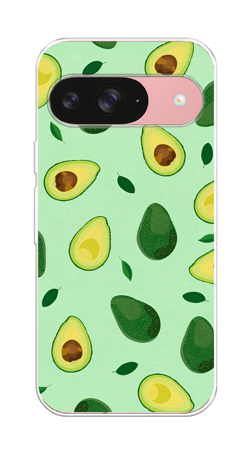 

Чехол на Google Pixel 9 "Blue avocado", Коричневый;зеленый, 271950-1
