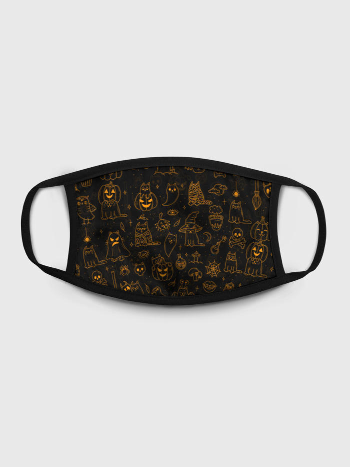 

Многоразовая маска унисекс Burnettie Halloween Kitty, Разноцветный, Halloween Kitty