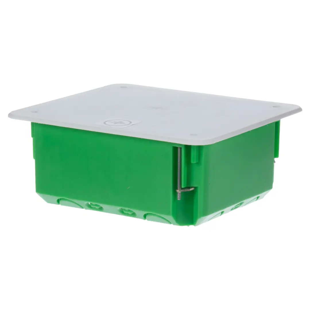 Распределительная коробка скрытая Hegel 156х136х68 18 вводов IP20 цвет зеленый коробка распределительная hegel для заливки бетоном 173х130х60 мм 8 вводов зеленая ip44 с крышкой