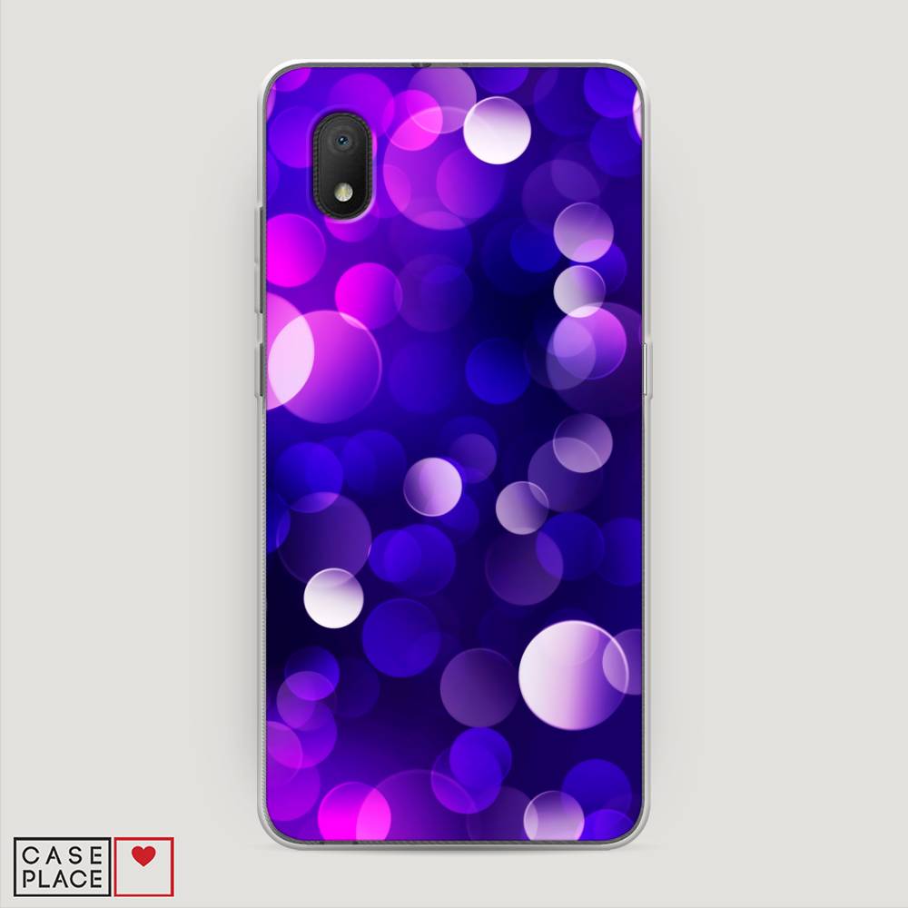 

Чехол на Alcatel 1A (2020) "Абстракция 27", Фиолетовый, 171050-3