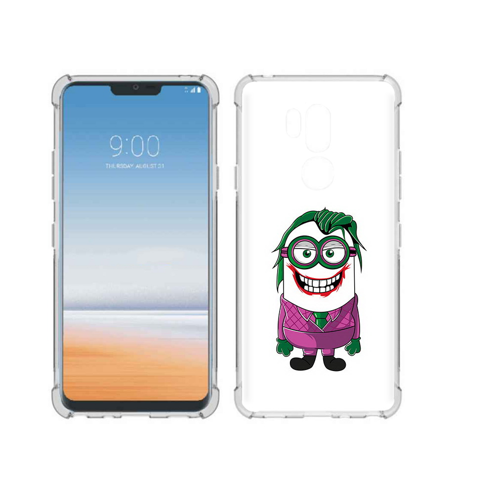 

Чехол MyPads Tocco для LG G7 ThinQ джокер миньон, Прозрачный, Tocco