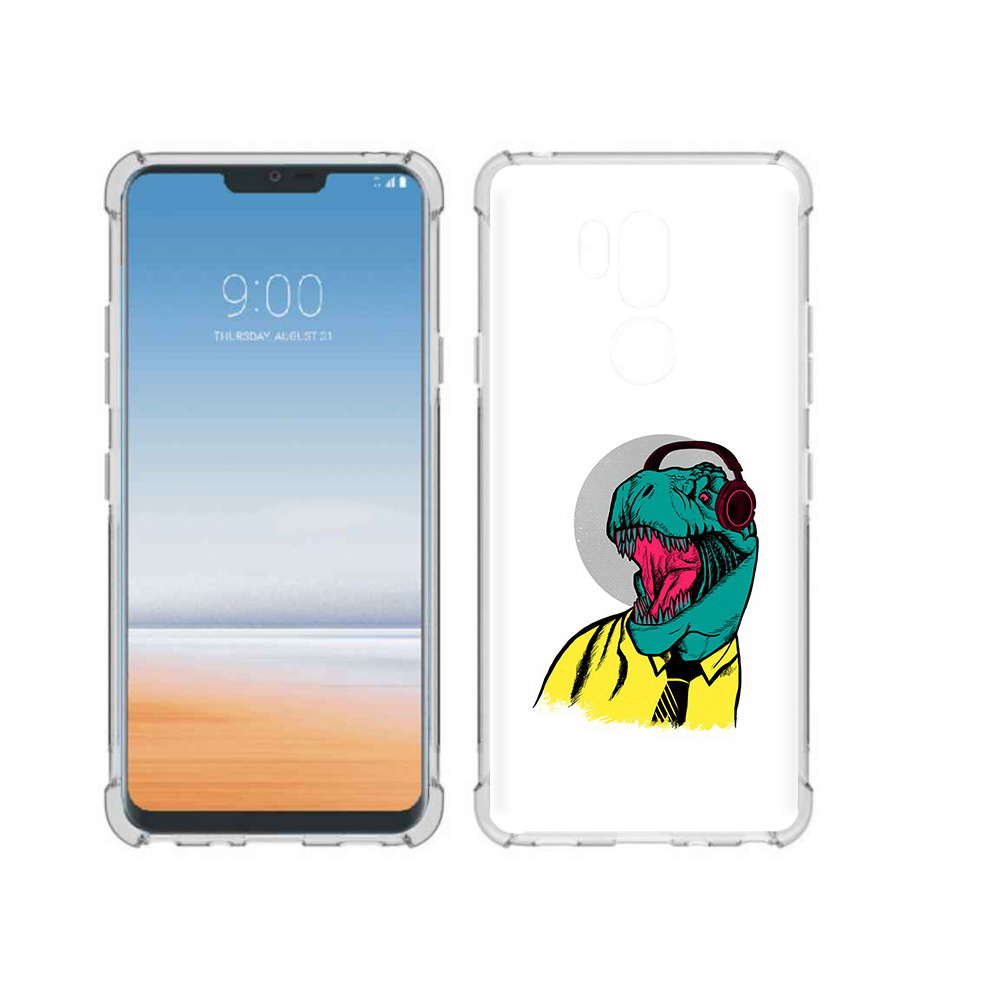 

Чехол MyPads Tocco для LG G7 ThinQ дино, Прозрачный, Tocco
