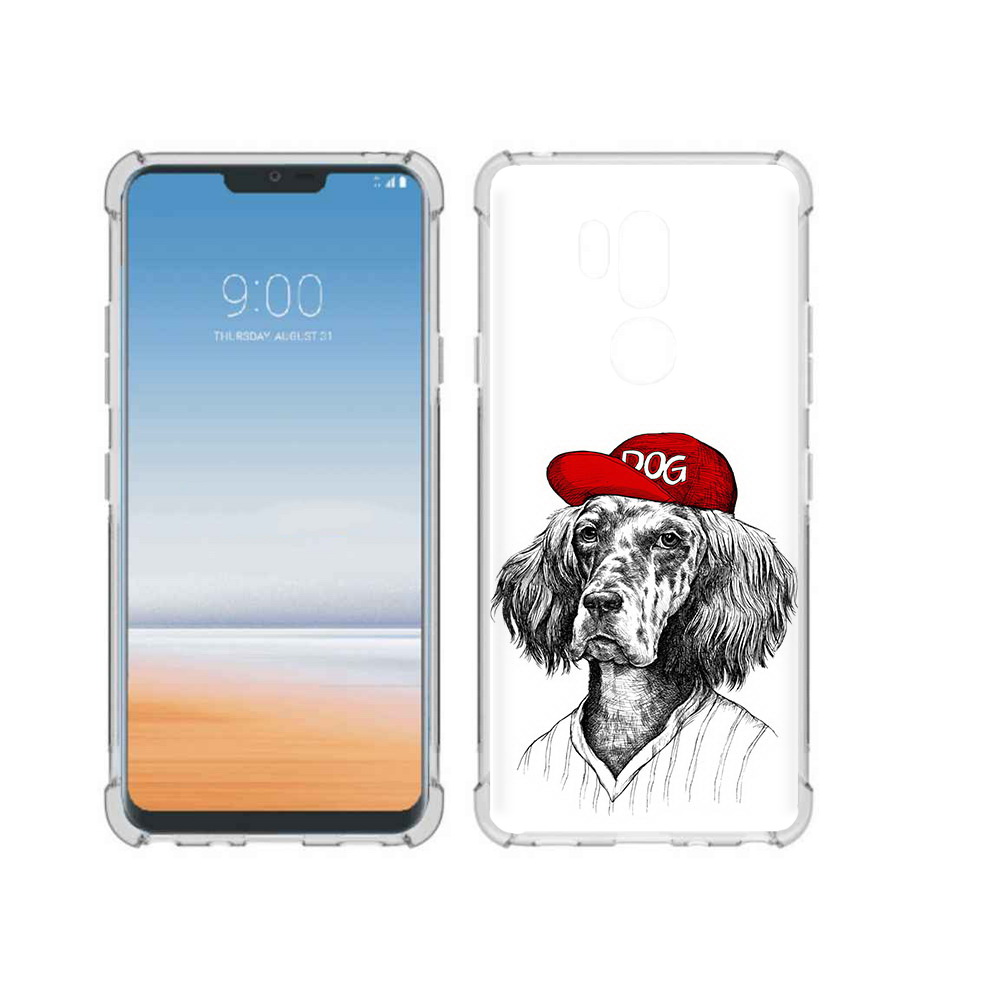 

Чехол MyPads Tocco для LG G7 ThinQ дог, Прозрачный, Tocco