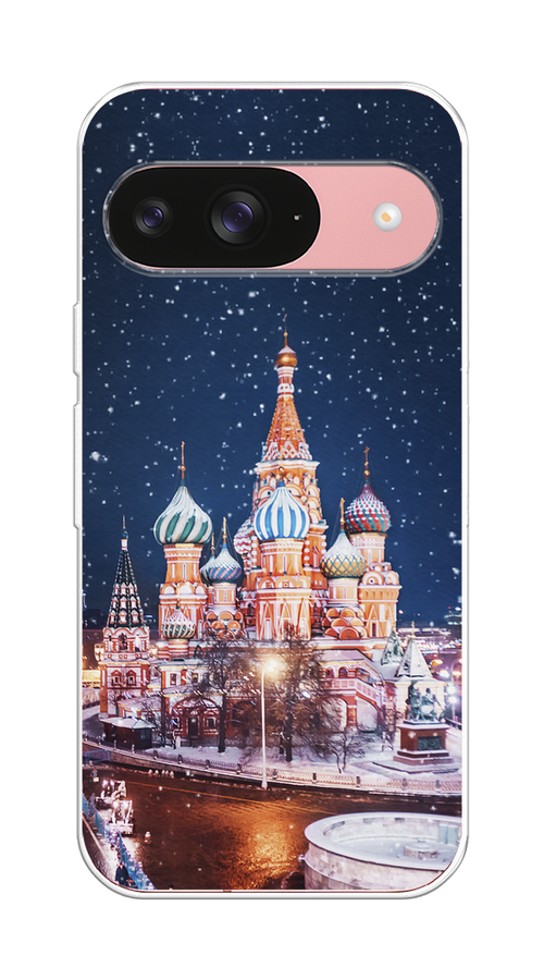 

Чехол на Google Pixel 9 "Москва 1", Коричневый;синий;белый, 271950-1