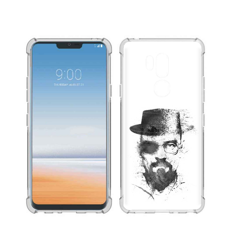 

Чехол MyPads Tocco для LG G7 ThinQ загадочный человек, Прозрачный, Tocco