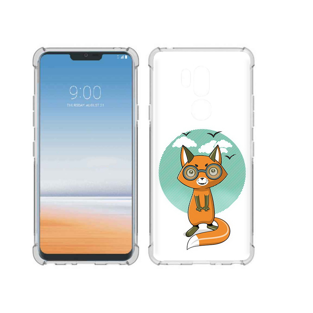 

Чехол MyPads Tocco для LG G7 ThinQ задумчивая лиса, Прозрачный, Tocco