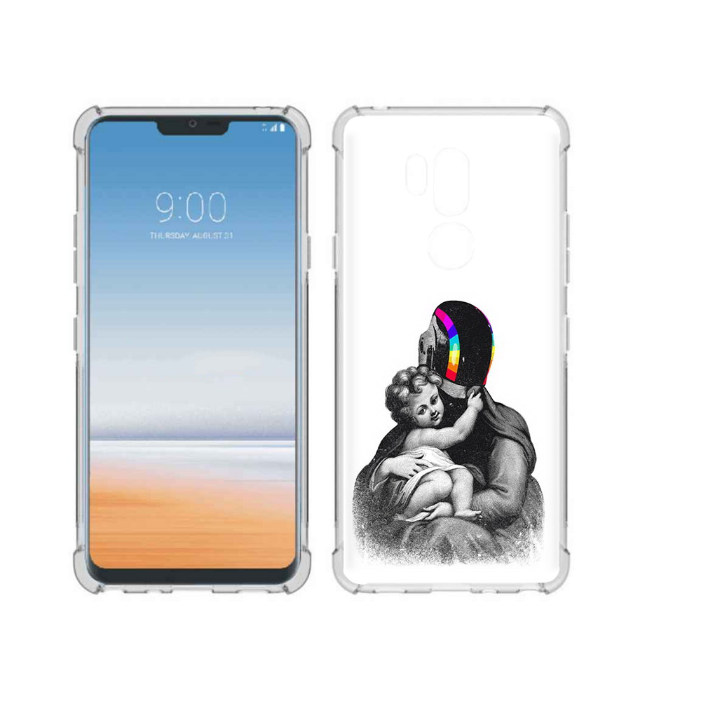 

Чехол MyPads Tocco для LG G7 ThinQ защитник в шлеме, Прозрачный, Tocco