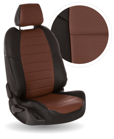 

Авточехлы SsangYong Rexton II 2007-2012| UAZ Patriot 2007-2014| Экокожа|, Коричневый