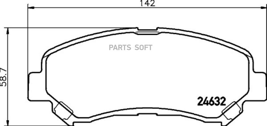 

Колодки Тормозные Nao Nissan Qashqai / Qashqai +2 (J10 Jj10) X-Trail (T31) HELLA арт. 8DB3