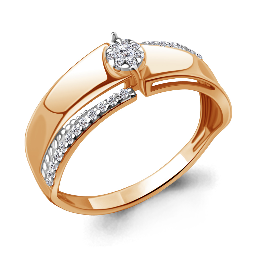 

Кольцо из красного золота с бриллиантом Aquamarine Aquamarine 962786к_585_кз р, 962786к_585_кз