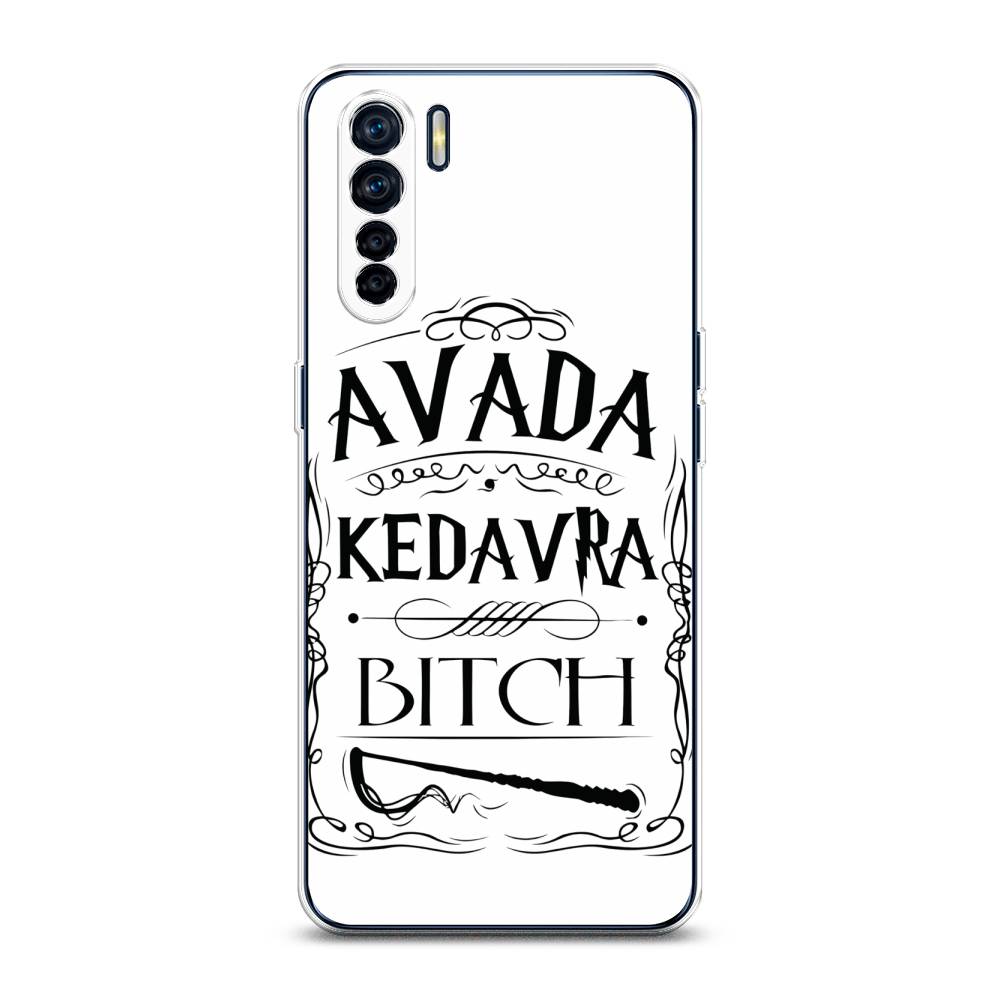 

Чехол для Oppo A91/Reno 3 "Avada kedavra bitch", Белый;серый;черный, 254250-6