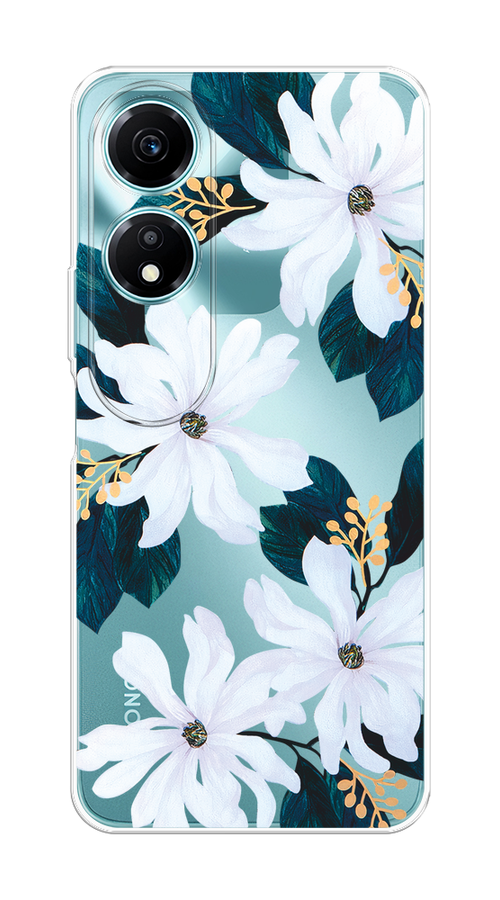 

Чехол на Honor X5 Plus "Delilah Flower", Зеленый;белый, 6121950-1
