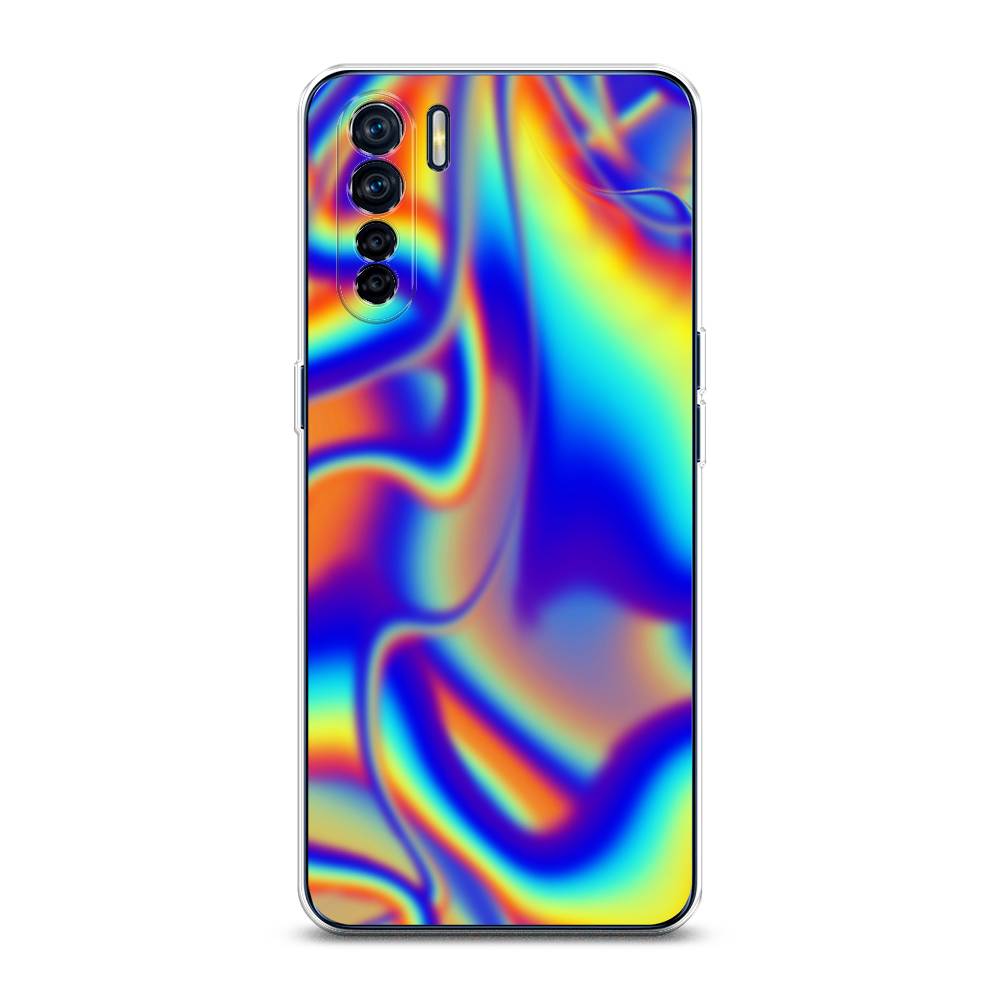 

Чехол для Oppo A91/Reno 3 "Яркая голограмма", Разноцветный, 254250-3