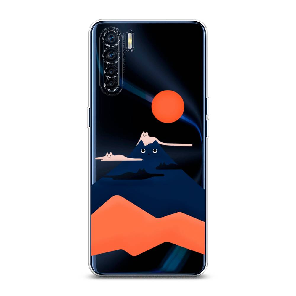 Чехол для Oppo A91/Reno 3 Кот-гора