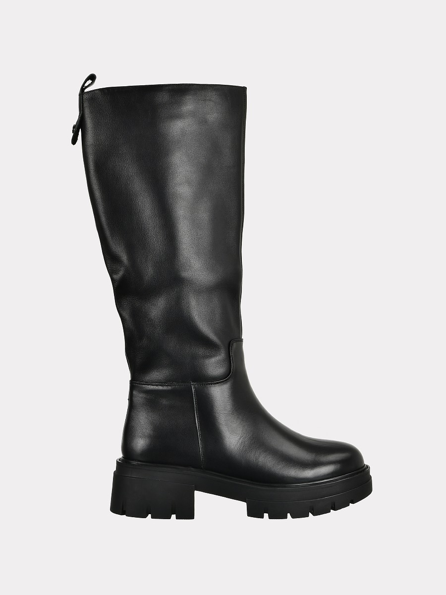

Сапоги женские Versiya shop PW2856-H1281 черные 37 RU, Черный, PW2856-H1281