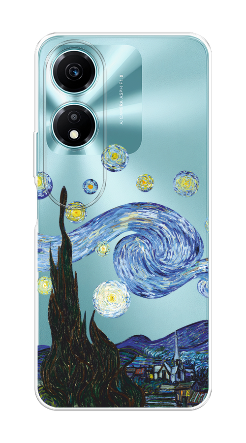 

Чехол на Honor X5 Plus "Ночь Ван Гога", Голубой;синий;черный, 6121950-1