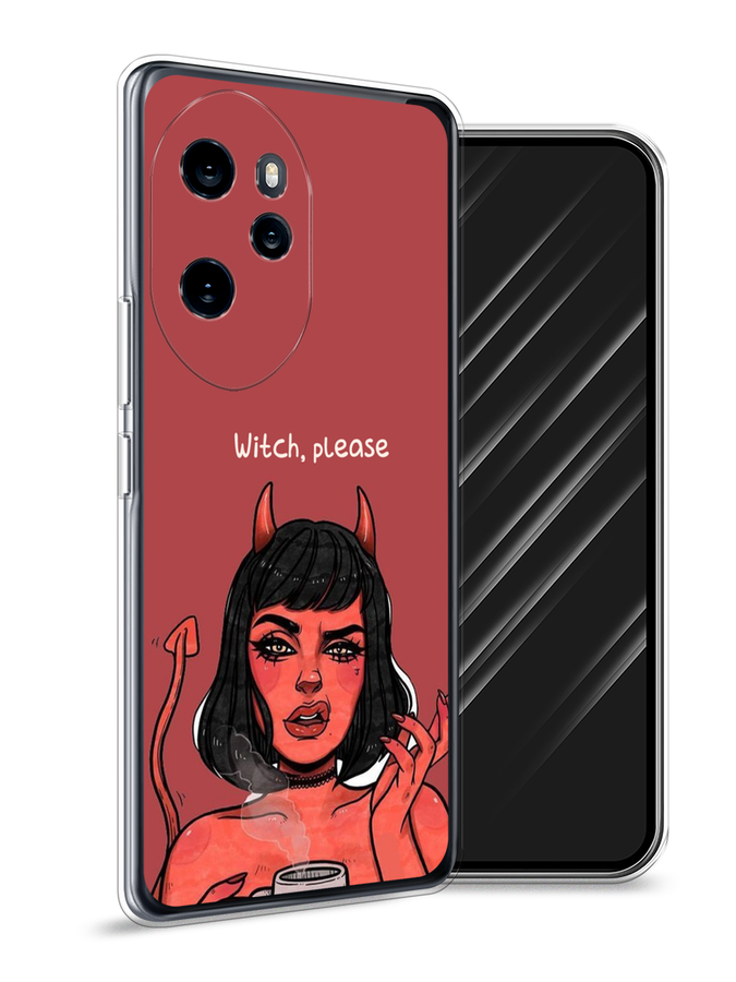 

Чехол Awog на Honor 100 Pro "Evil Girl", Бордовый;черный, 6122850-1