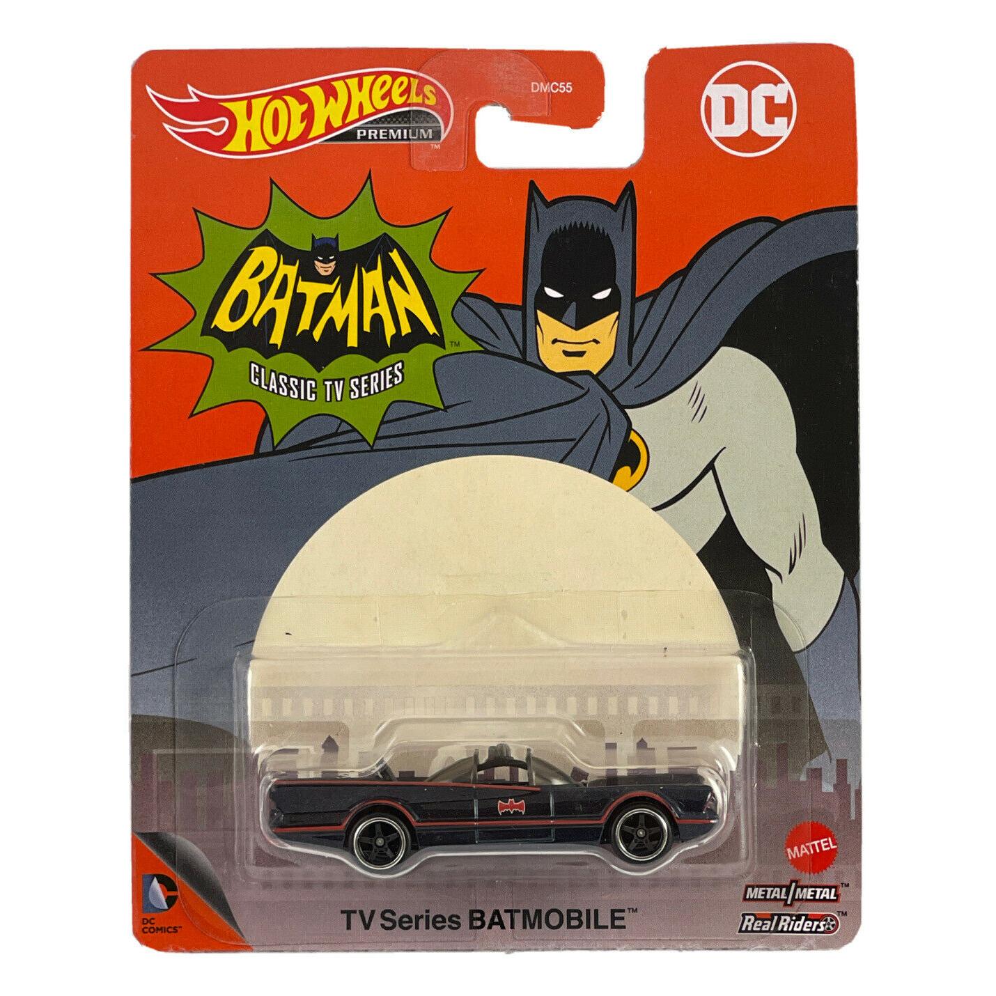 Машинка тематическая Hot Wheels премиальная TV Series Batmobile DMC55/HCP10