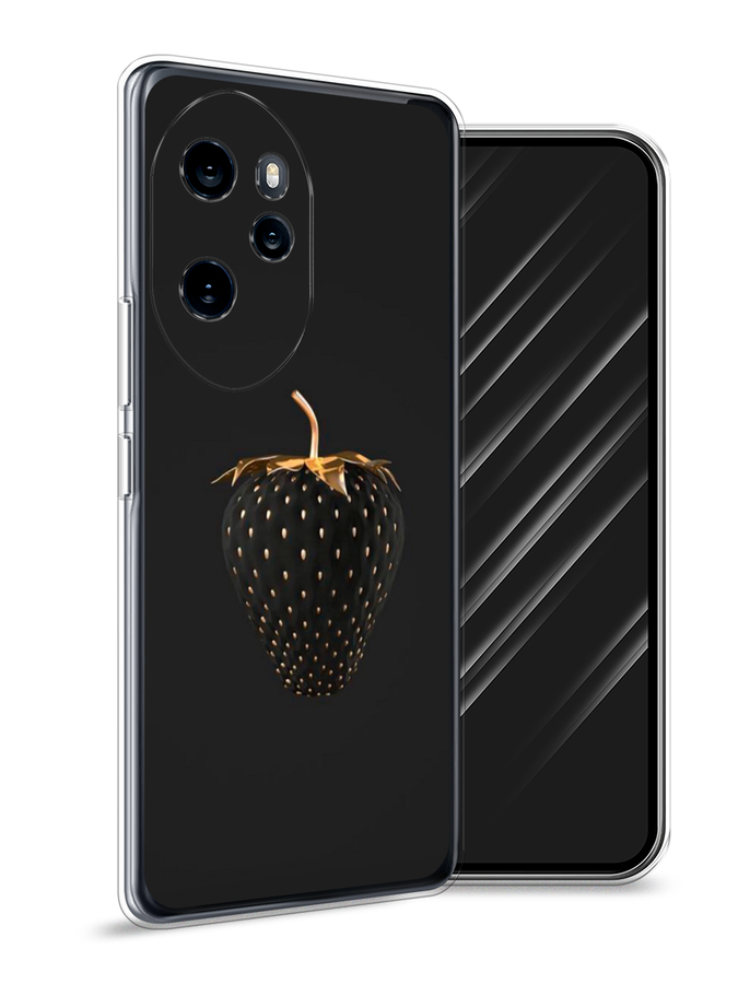 

Чехол Awog на Honor 100 Pro "Черно-золотая клубника", Черный;золотистый, 6122850-1