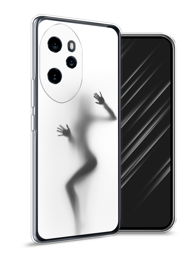 

Чехол Awog на Honor 100 Pro "Девушка в душе", Серый;белый;черный, 6122850-1