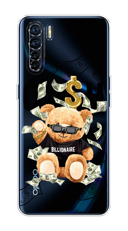 

Чехол на Oppo A91/Reno 3 "Big cash", Черный;серый;бежевый, 254250-6