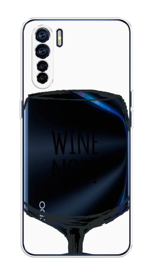 

Чехол на Oppo A91/Reno 3 "Wine not white", Белый, 254250-6