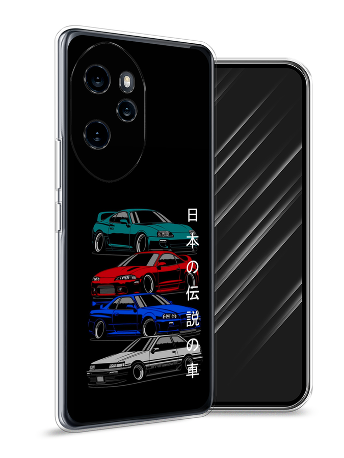 

Чехол Awog на Honor 100 Pro "JDM Legend cars", Зеленый;красный;синий, 6122850-1