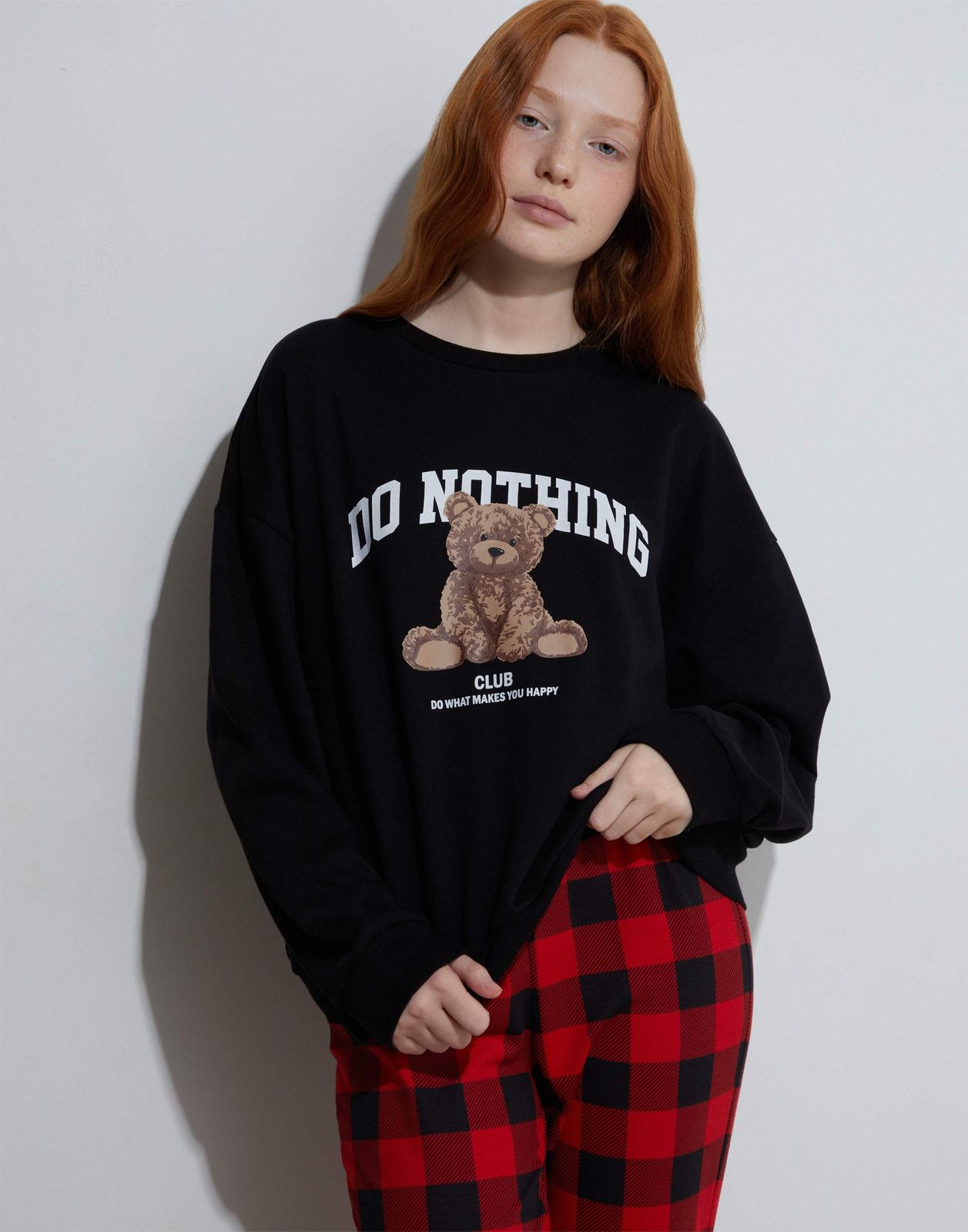 

Свитшот детский Gloria Jeans GLN000850, черный, 158, GLN000850