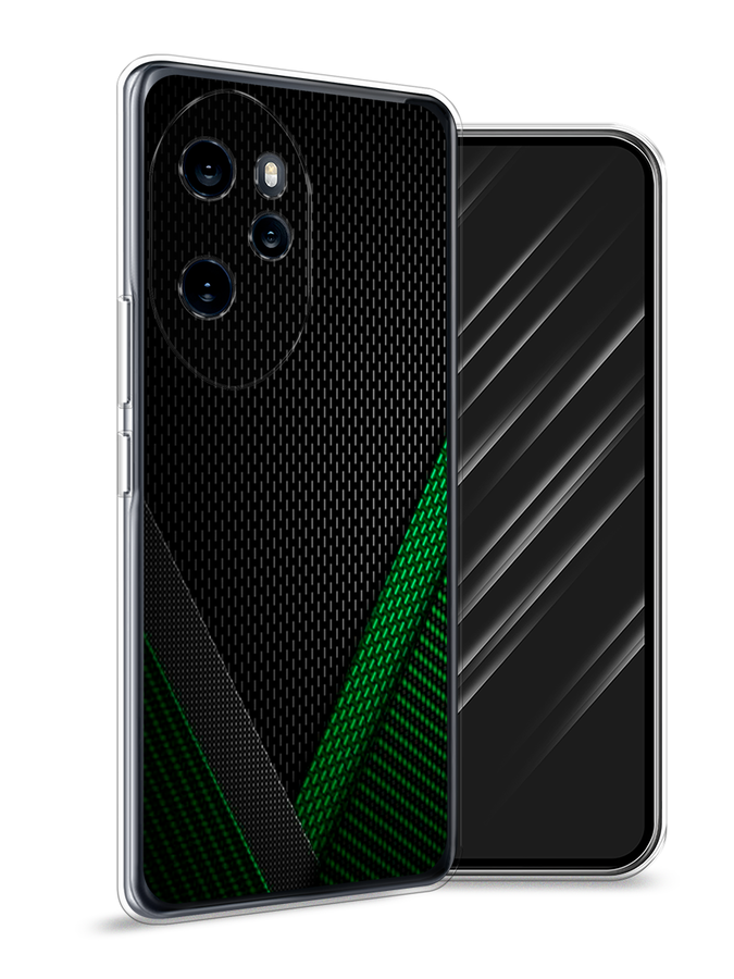 

Чехол Awog на Honor 100 Pro "Зеленый карбон", Черный;зеленый, 6122850-1