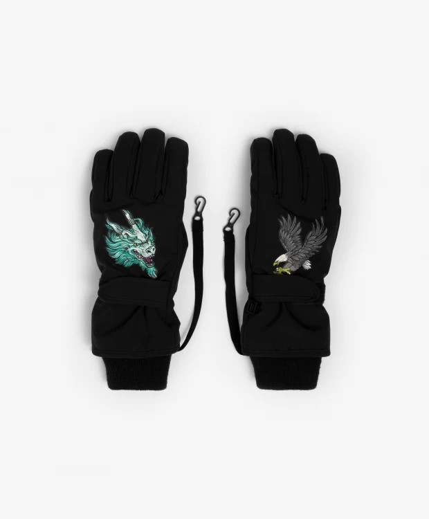 Перчатки детские Gulliver 22312BJC7603, черный, 18