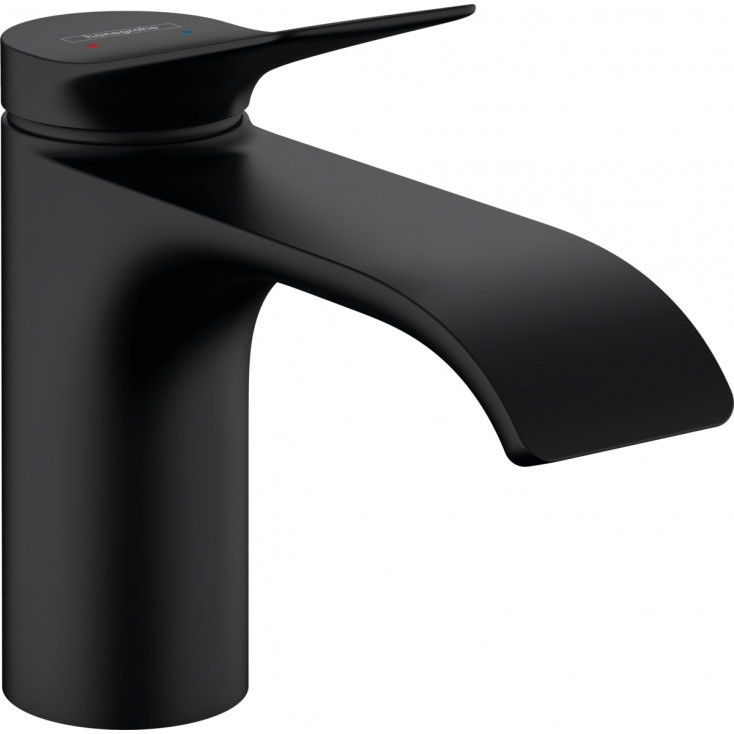 фото Смеситель для раковины hansgrohe vivenis 75010670 черный матовый