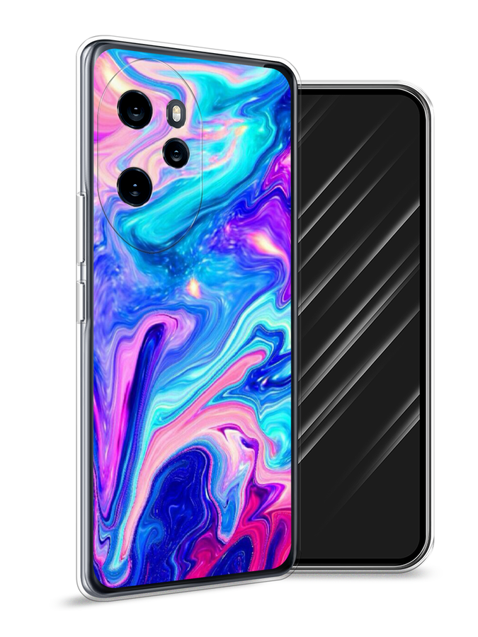 

Чехол Awog на Honor 100 Pro "Потеки краски", Розовый, 6122850-1