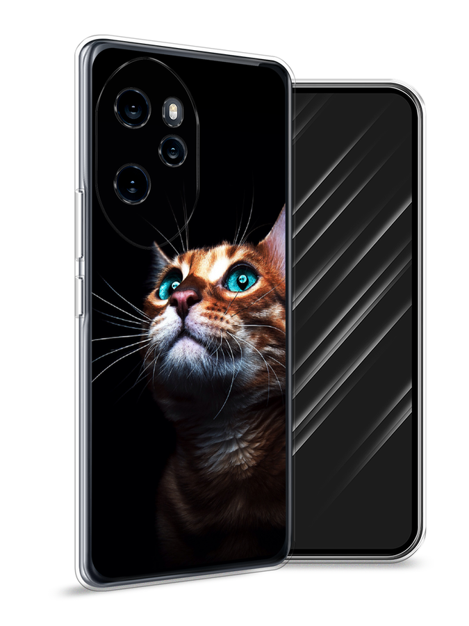 

Чехол Awog на Honor 100 Pro "Мечтательный кот", Коричневый, 6122850-1