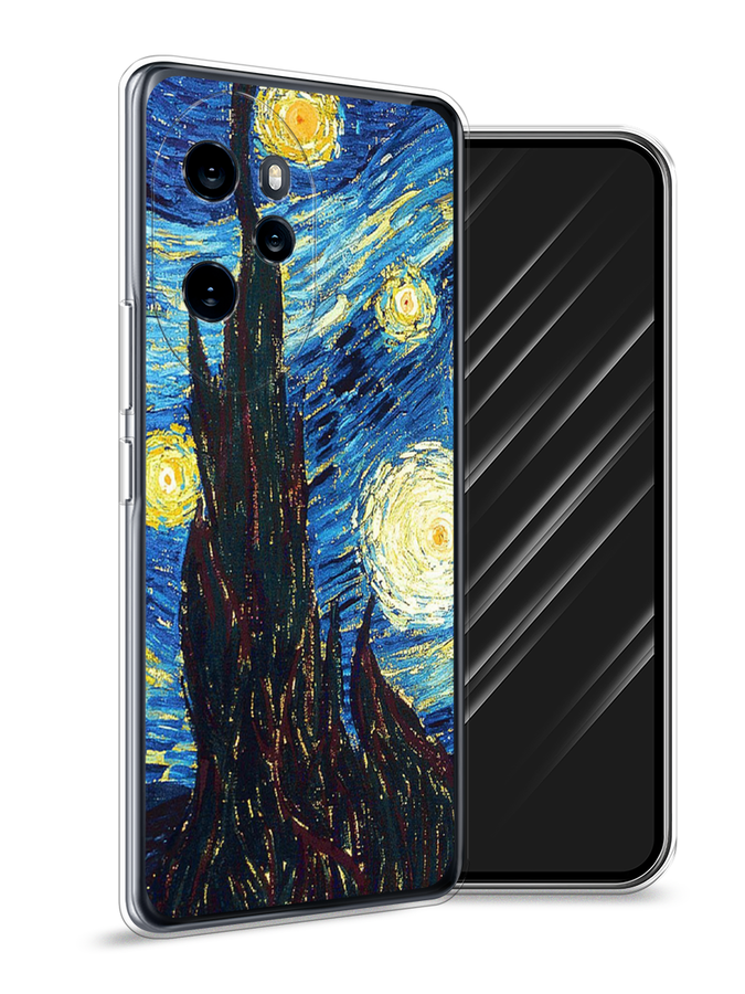 

Чехол Awog на Honor 100 Pro "Ван Гог Звездная ночь", Желтый, 6122850-1