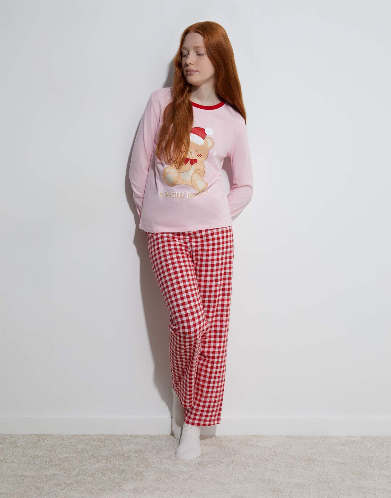 Пижама детская Gloria Jeans GSL001706, красный/розовый, 122