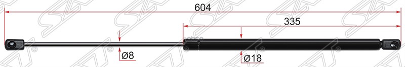 

Амортизатор Крышки Багажника Skoda Octavia Iii 04-13 Sat арт. ST1Z5827550