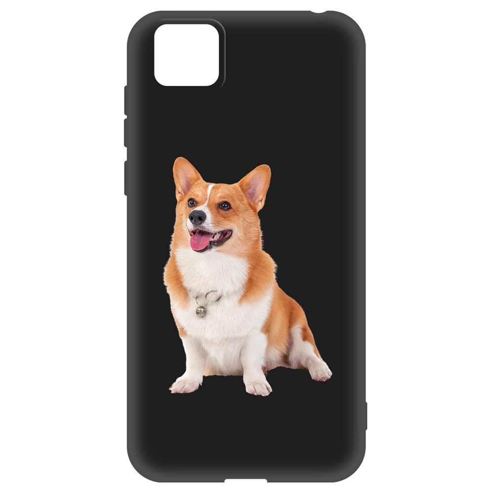 

Чехол-накладка Krutoff Soft Case Корги для Honor 9S/ Y5p черный