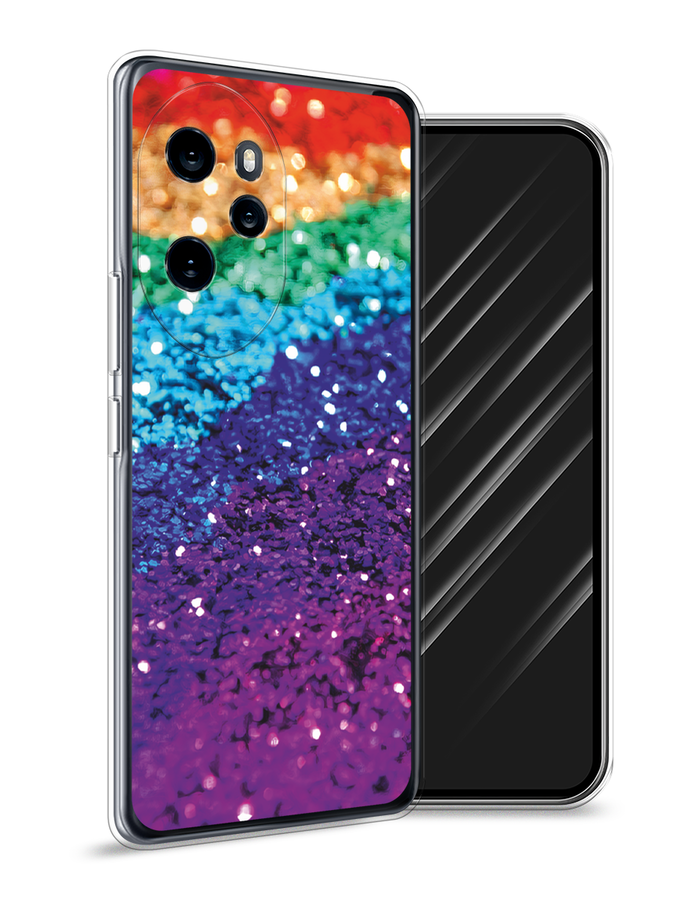 

Чехол Awog на Honor 100 Pro "Блестящая радуга рисунок", Разноцветный, 6122850-1