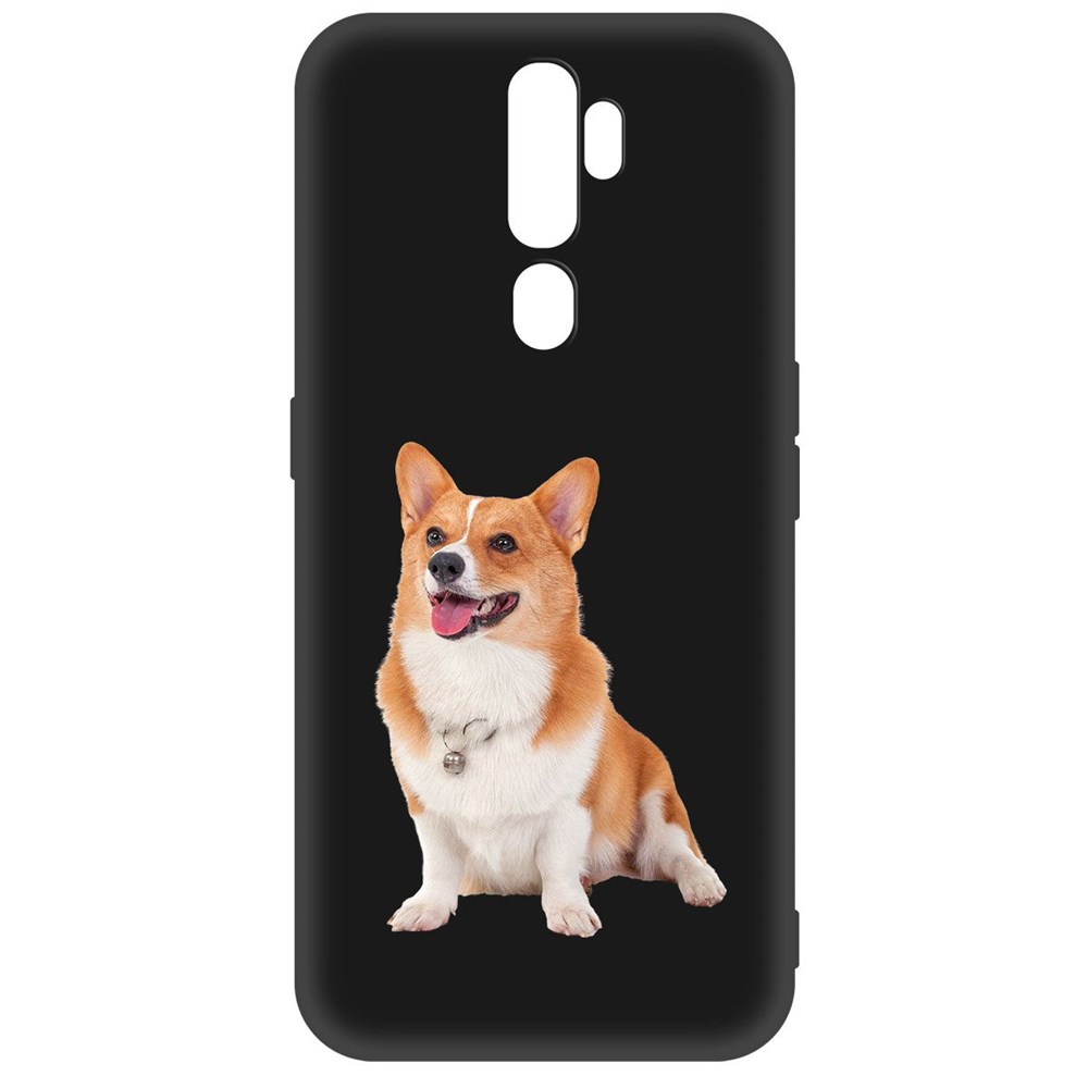 

Чехол-накладка Krutoff Soft Case Корги для OPPO A5 2020 /A9 2020 черный