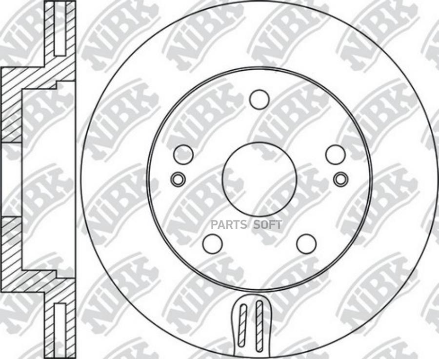 

Тормозной диск NiBK комплект 1 шт. RN2032