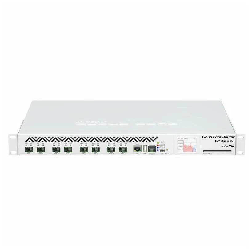 

Маршрутизатор MikroTik CCR1072-1G-8S+ 10GBASE-X белый