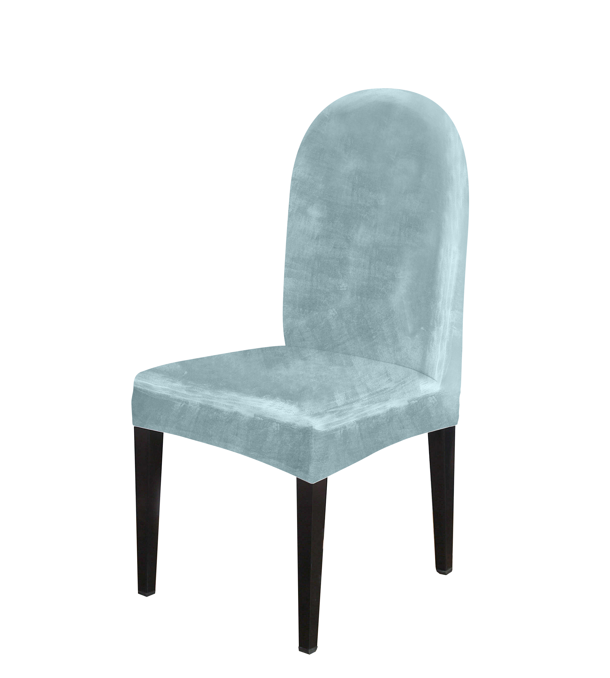 Чехол на стул с круглой спинкой Виктория хоум декор Бруклин дымчато-фисташковый
