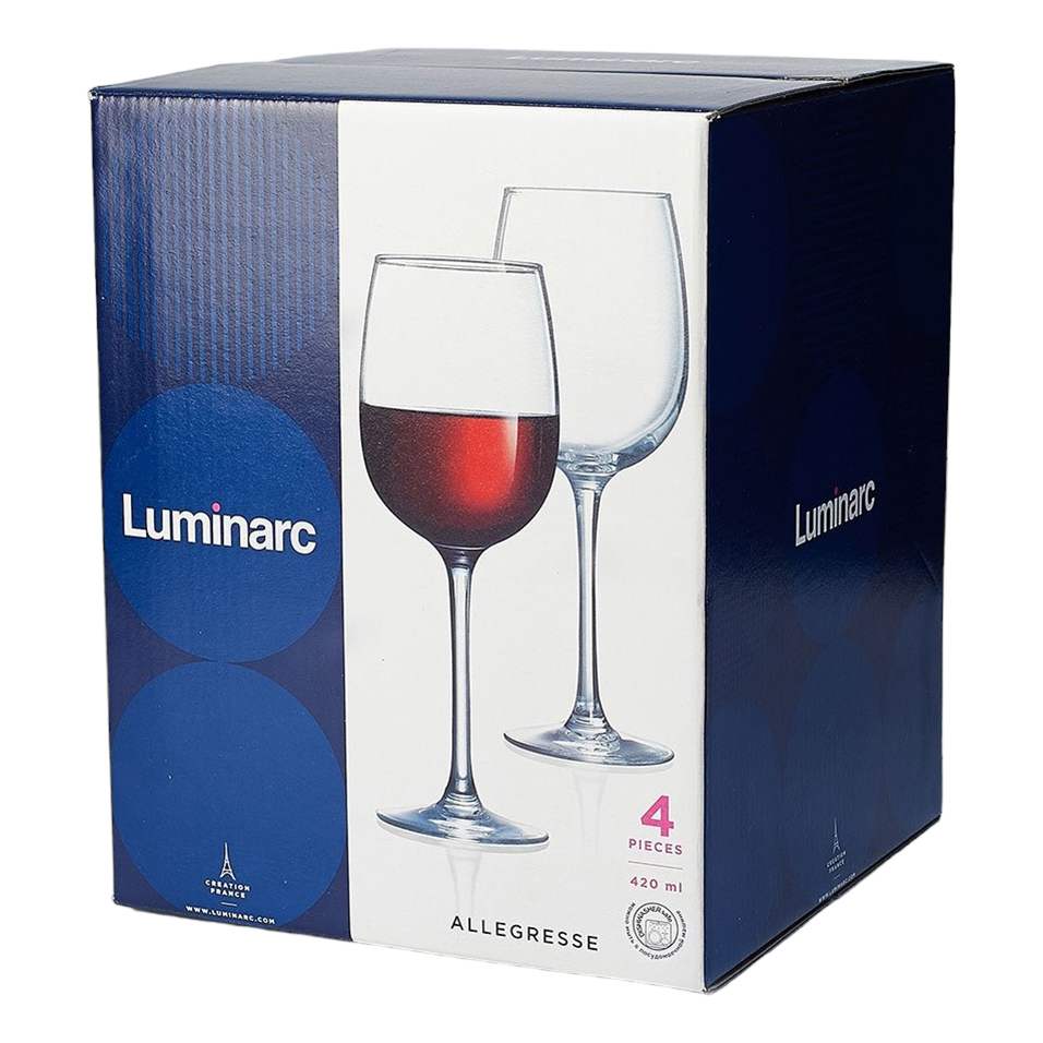 Бокалы для вина Luminarc Аллегресс 420 мл 4 шт
